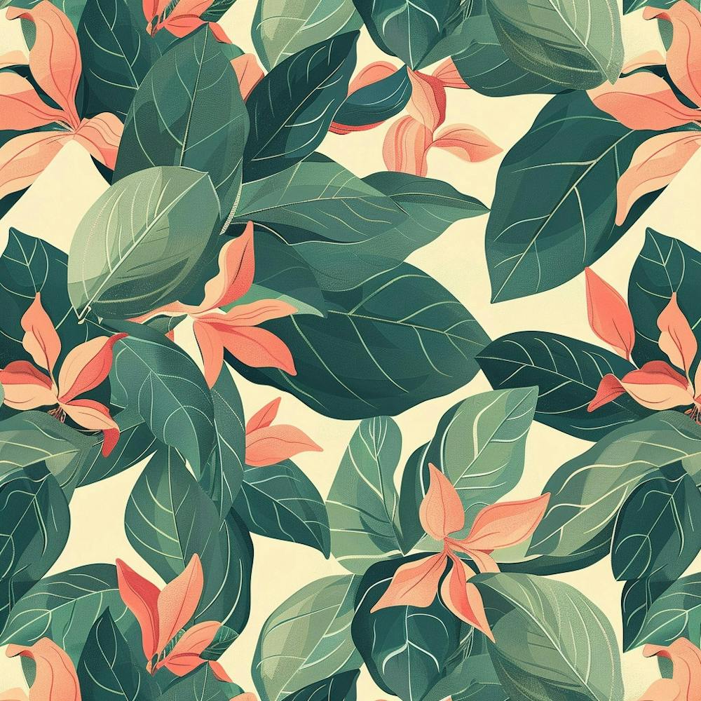 Tropical Leaves Pattern