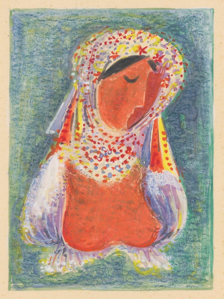 Wearing A Folk Costume, Mikuláš Galanda