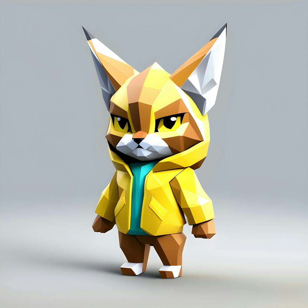 Floppa in Yellow Jacket