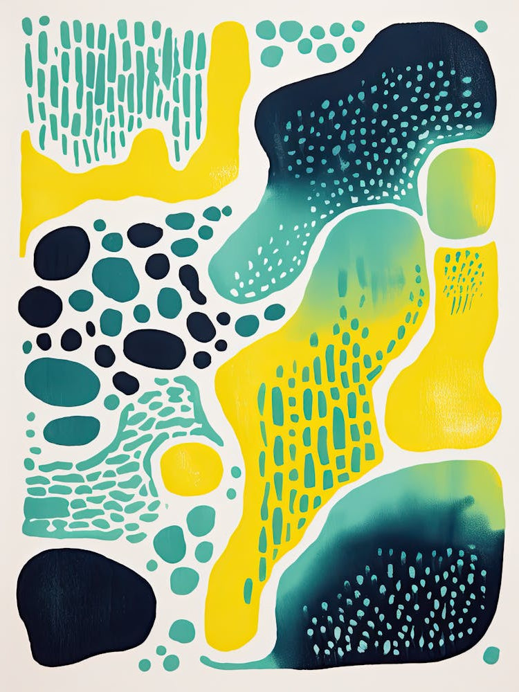 Luminous Currents Abstract Cosmic Surrealism