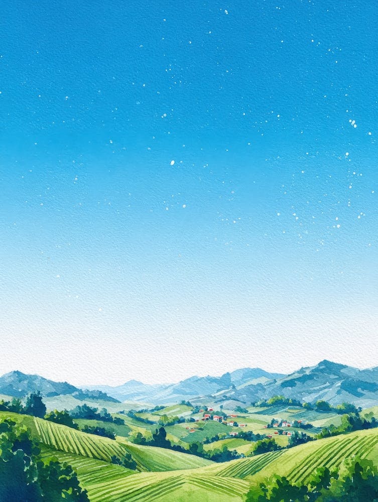 Aihrgdesign Isolated Watercolor Painting Of Countryside Lands 7b7b7f98 D2da 493c B849 D90deb7e6cef 2