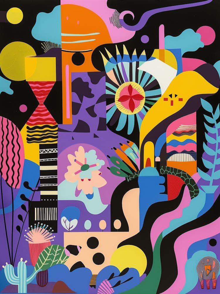 Colorful Abstract Painting