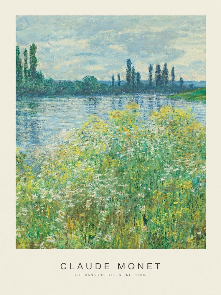 The Banks of the Seine (Special Edition) - Claude Monet