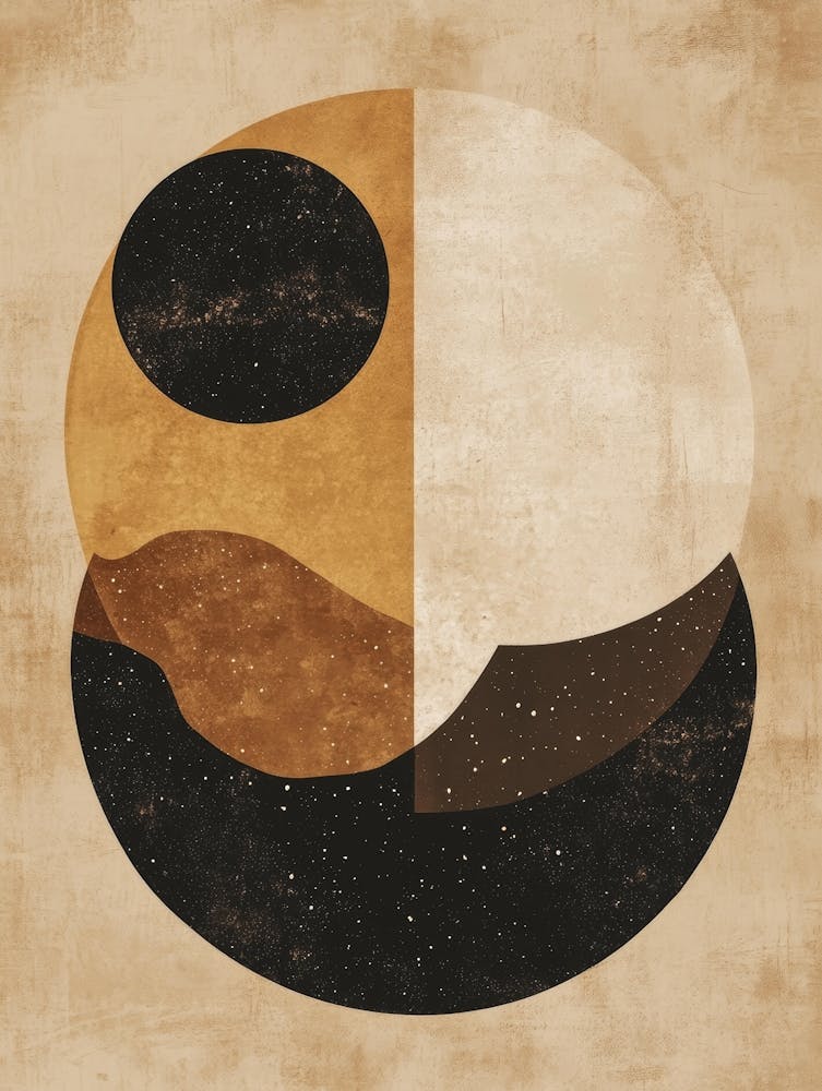 Moon & Stars Canvas Print 1