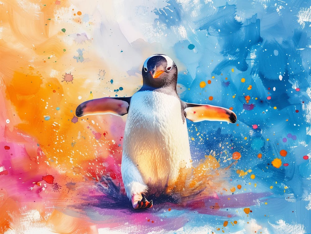 Surfing Penguins