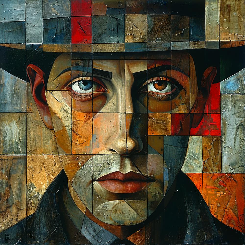 Portrait Of A Man In A Hat
