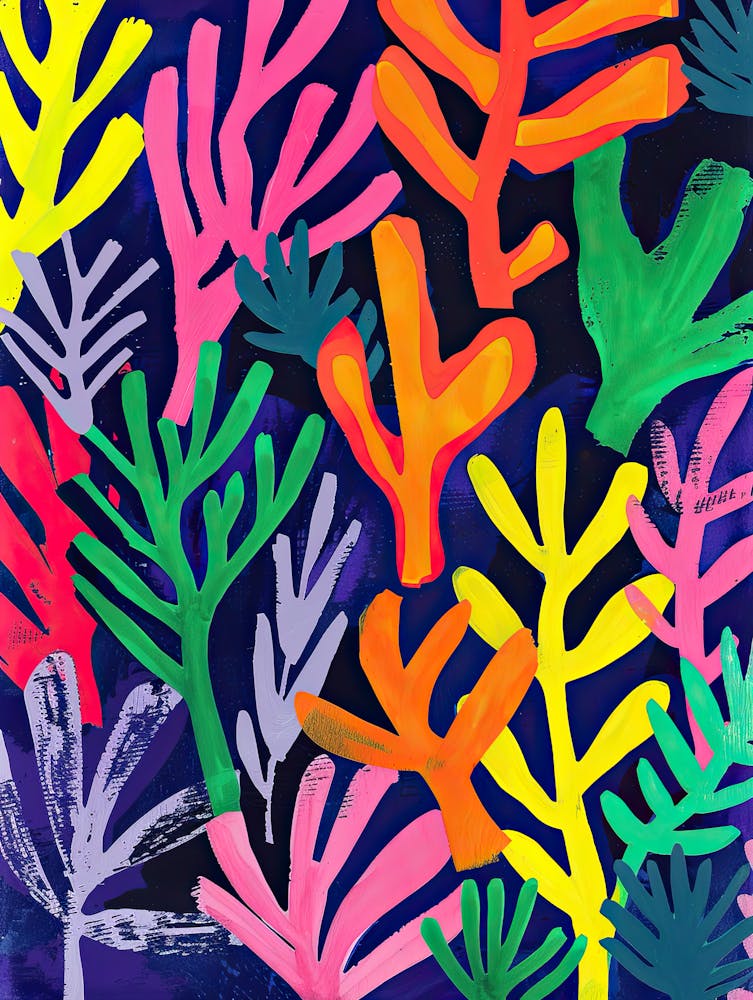 Tropical Waves Matisse Style