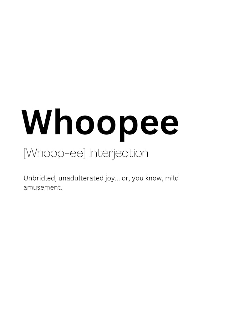 Whoopee Definition Meaning