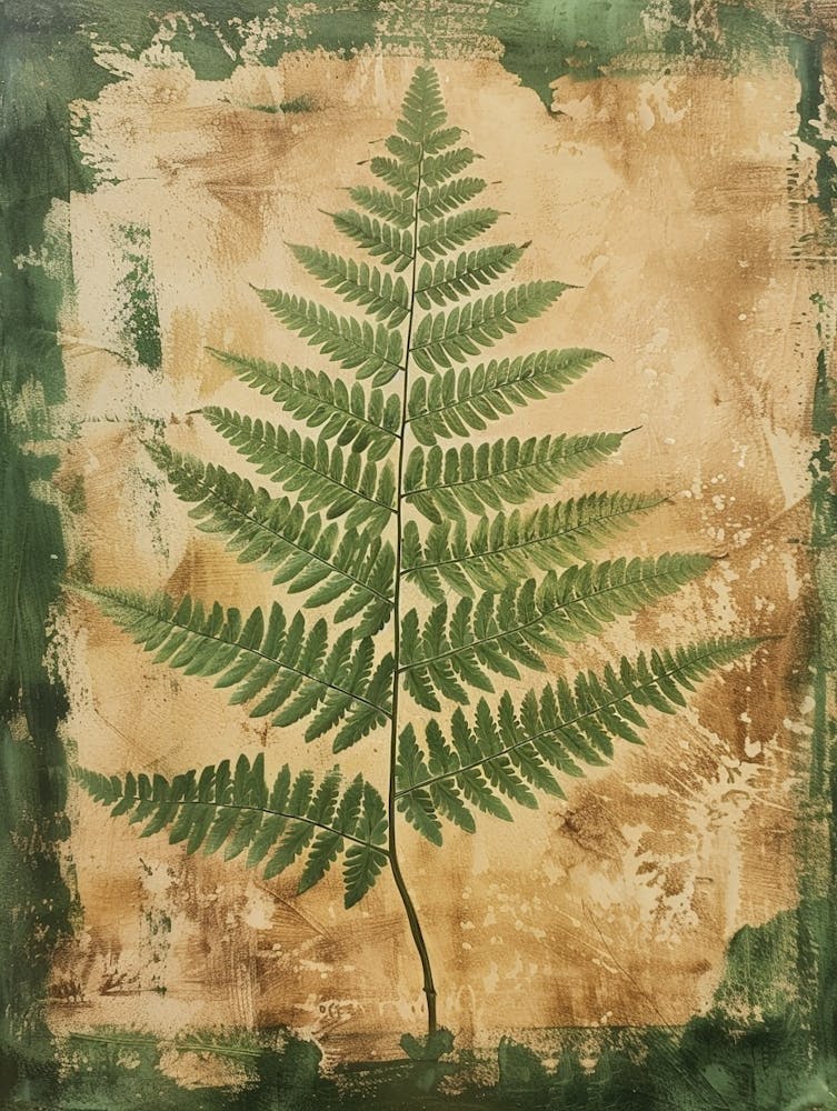 Button Fern Painting 1