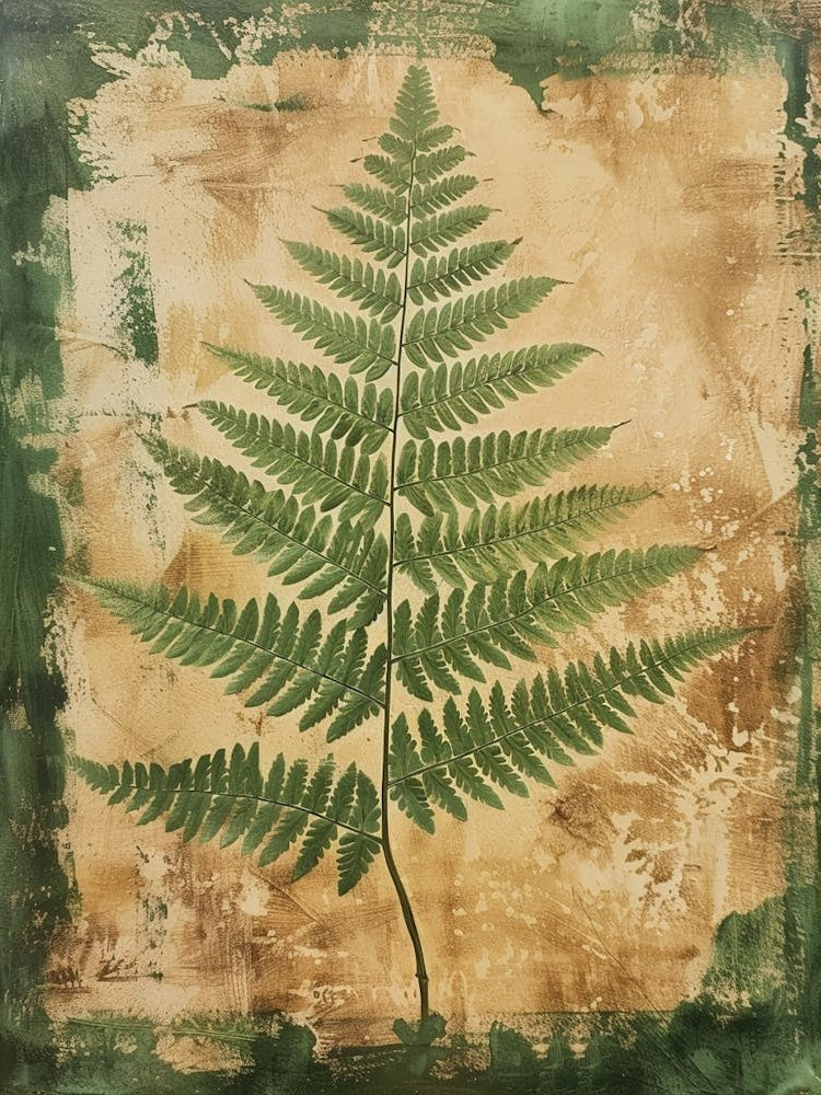Button Fern Painting 1