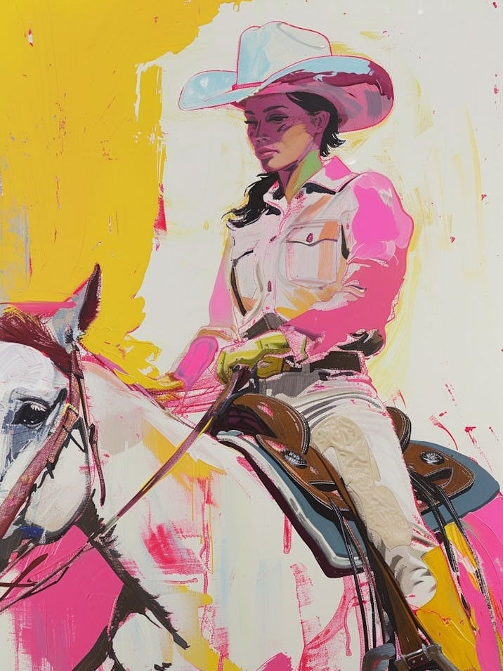 Cowgirl Painting 1