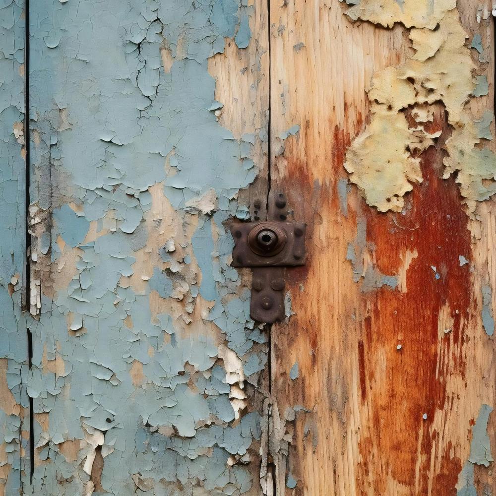 Vieille porte en bois