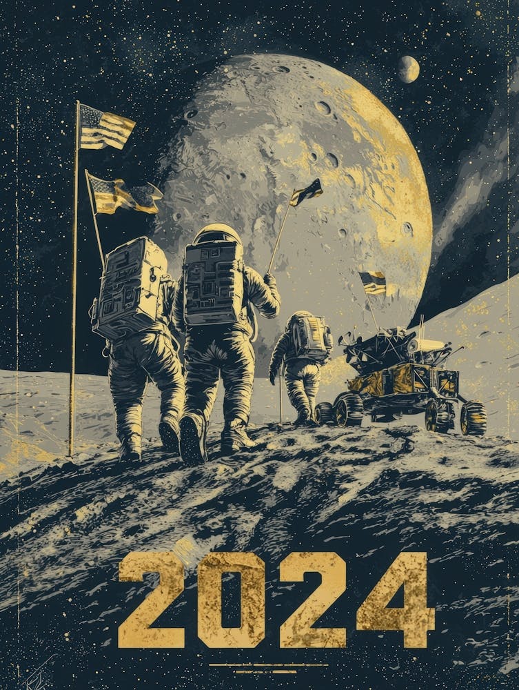 Aihrgdesign A Space Exploration Poster Imagining The Artemis 7
