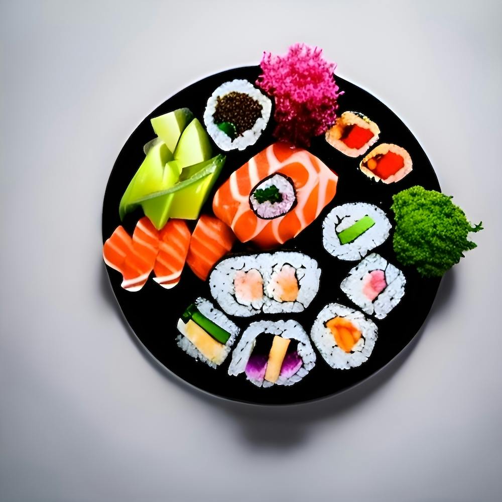 Sushi On A Plate