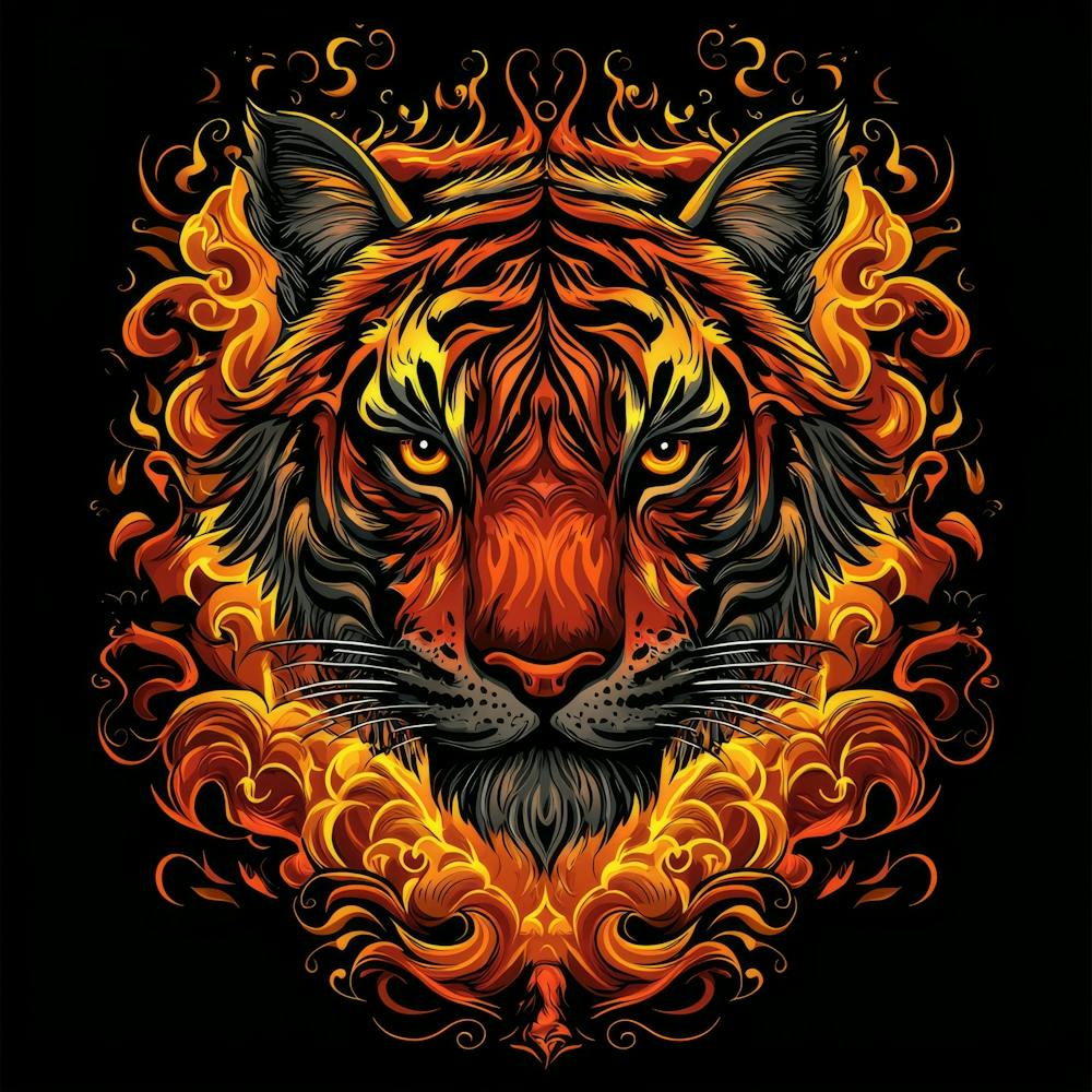 Tiger On Fire 1
