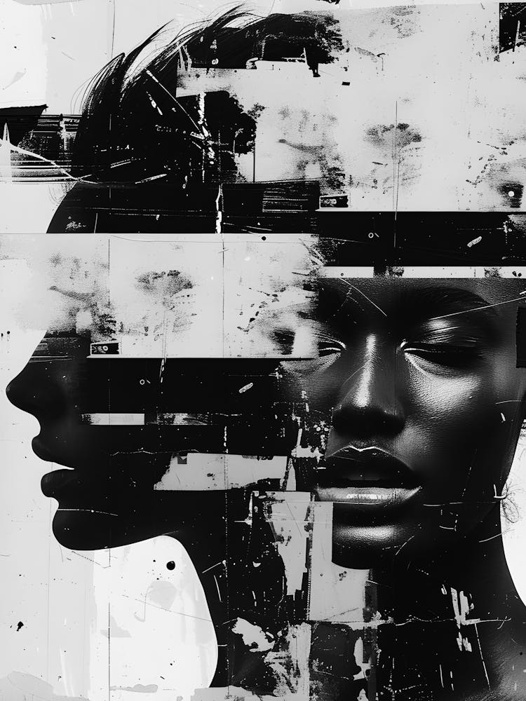 Black And White Portrait Of A Woman 33