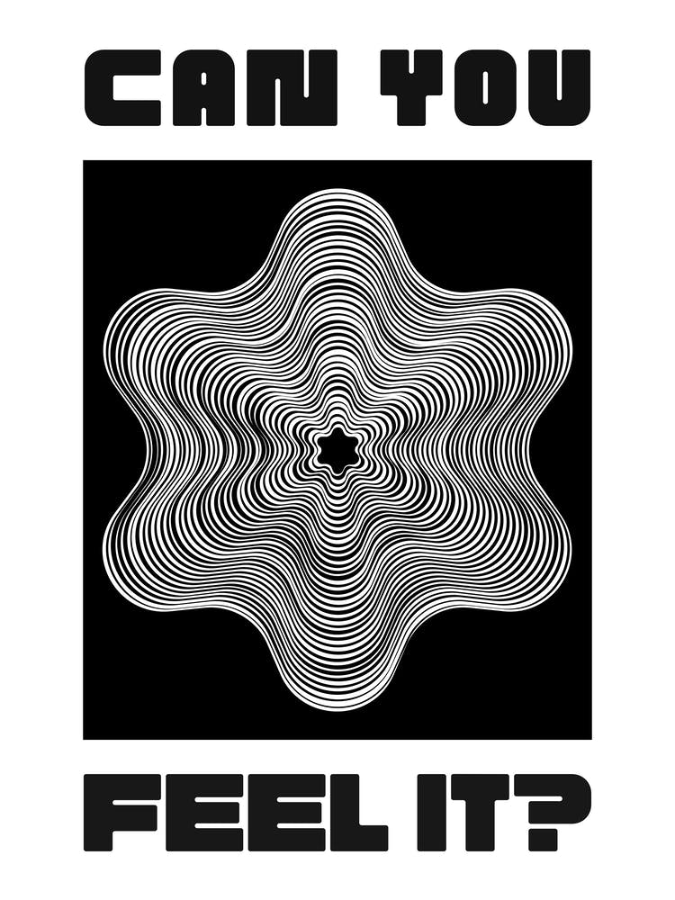 Psychedelic Rave Grunge Aesthetic Poster