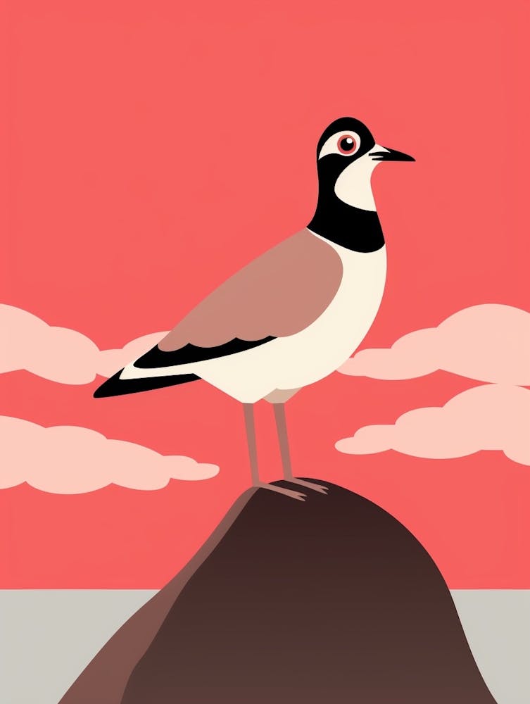 Minimalist Lapwing 1 Illustration