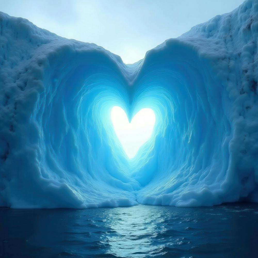 Heart Shaped Iceberg
