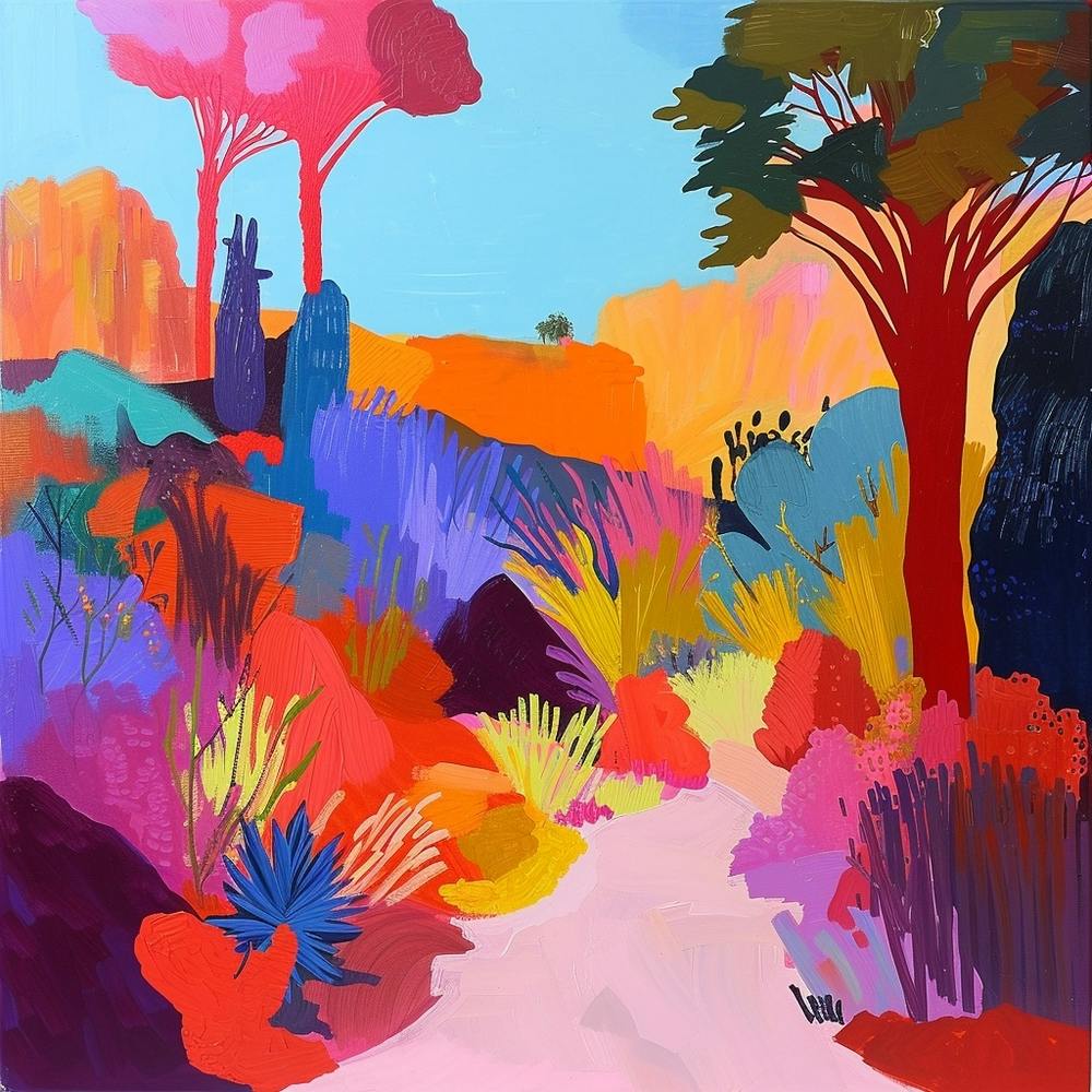 Colourful Gardens Huntington Desert Garden Usa 1