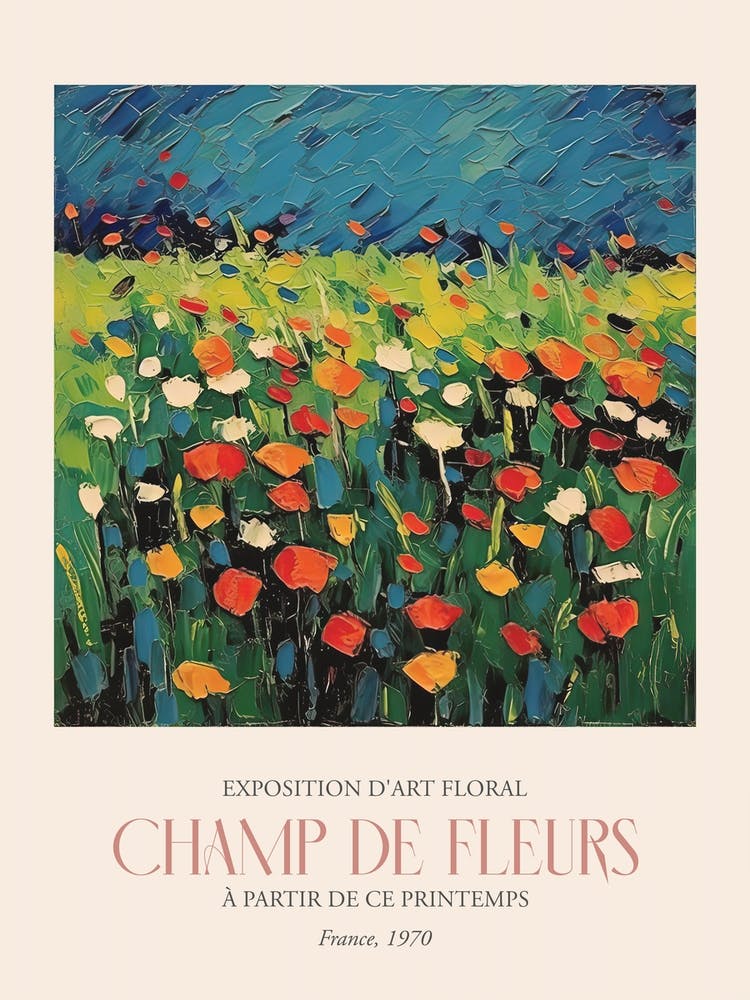 Champ De Fleurs, Floral Art Exhibition 01