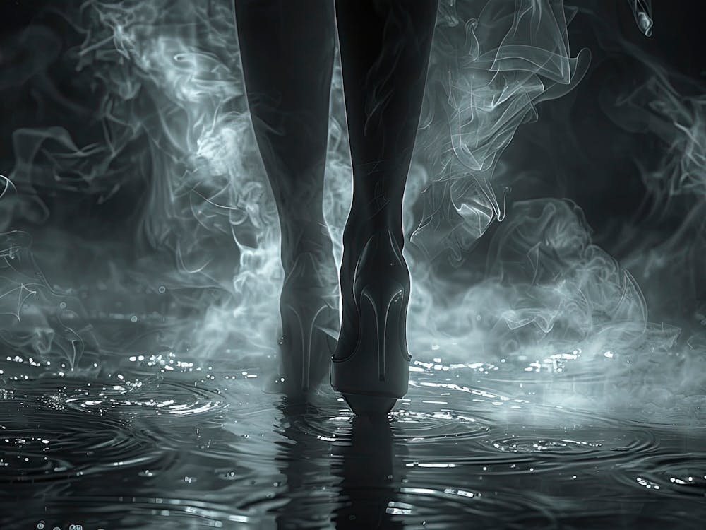 Ballet Dancer In Water