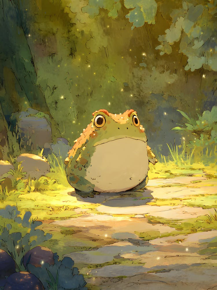 Frog In The Forest 10
