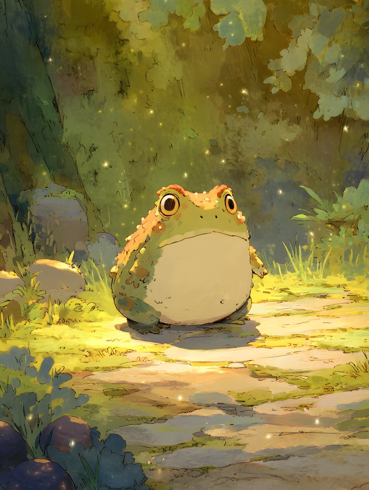 Frog In The Forest 10