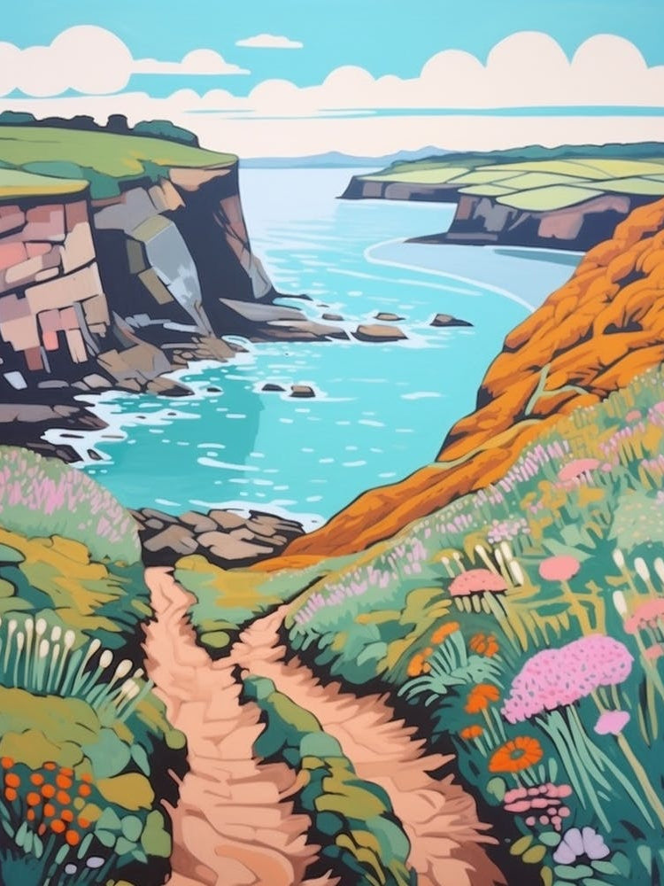 Pembrokeshire Coast Wales 3 Hike Illustration