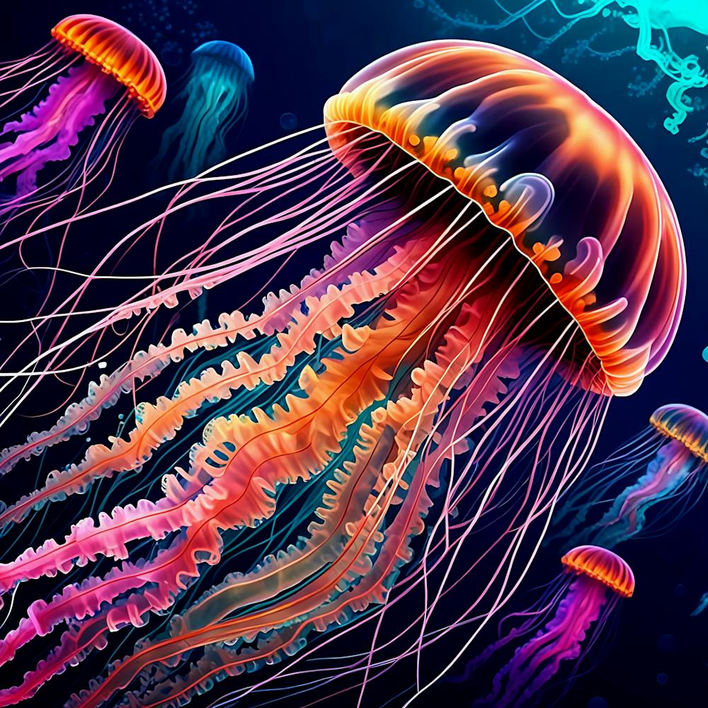 Jellyfish In The Sea