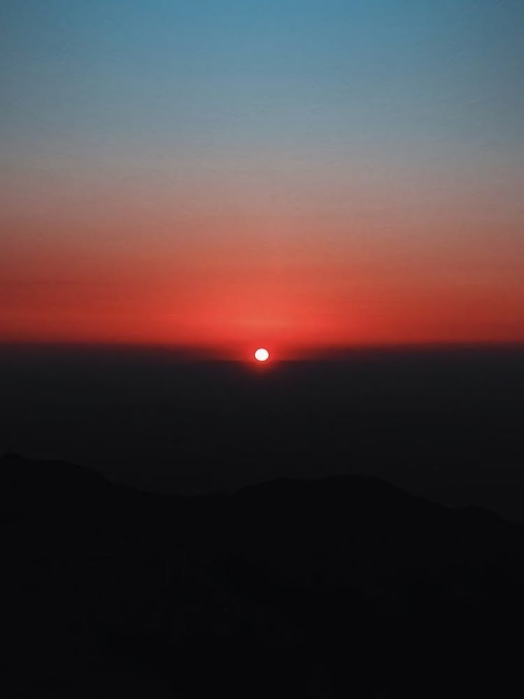 Sunset Over The Mountains 1