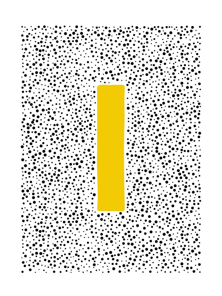 Minimalist Dots with Bold Yellow Accent 1