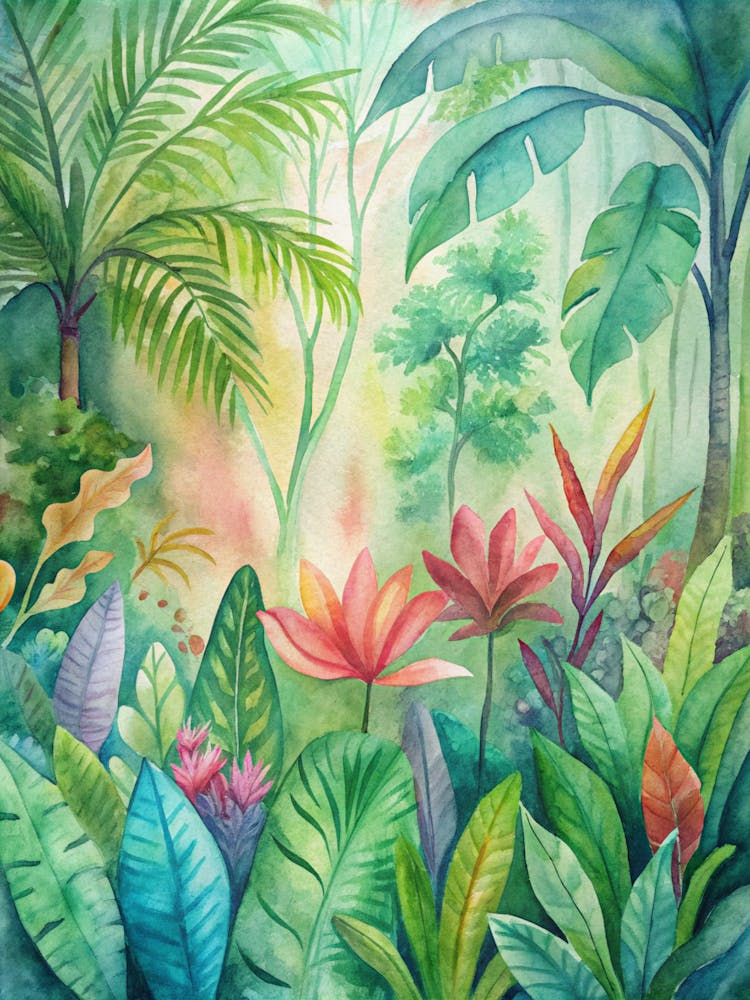 3 Colorful Rainforest Understory Plants