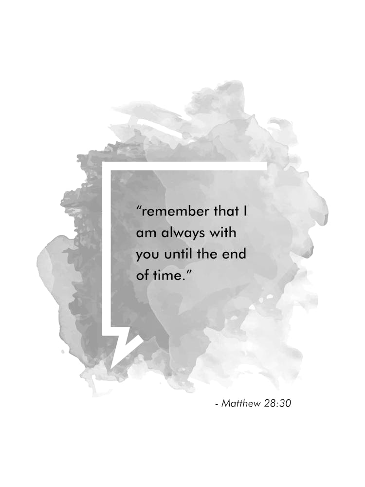 Bible Verse Matthew 28:30
