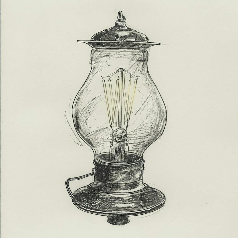 Vintage Old Fashioned Lamp