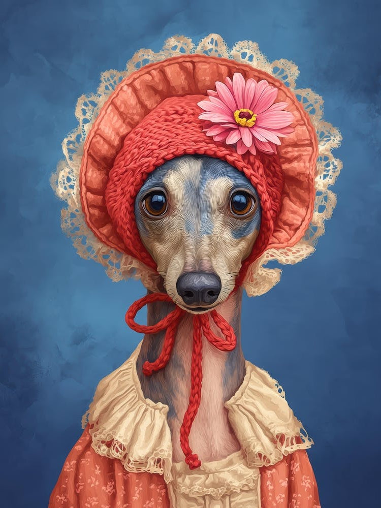 Portrait Of A Greyhound