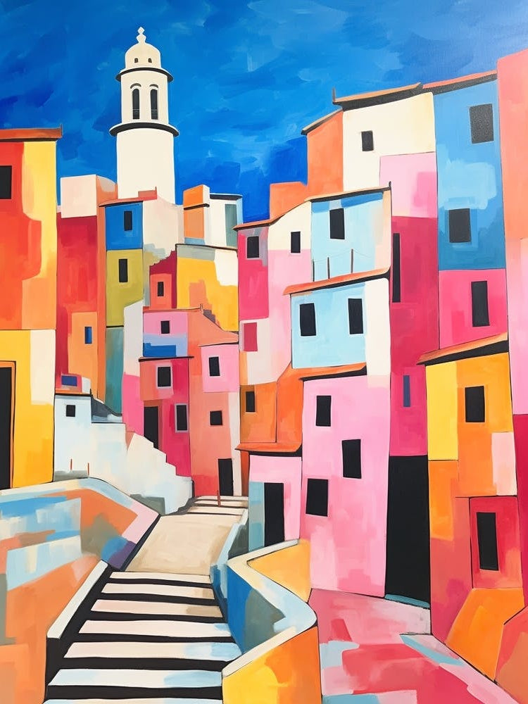 Girona Spain 1 Fauvist Painting