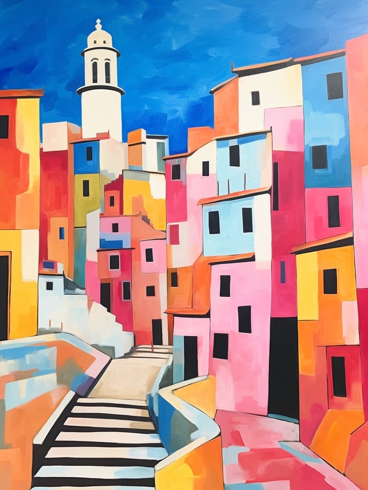 Girona Spain 1 Fauvist Painting
