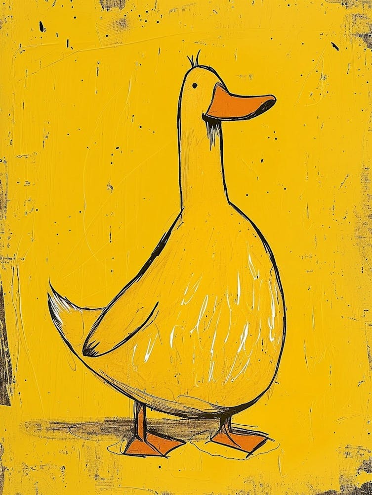 Yellow Mallard Duck 2