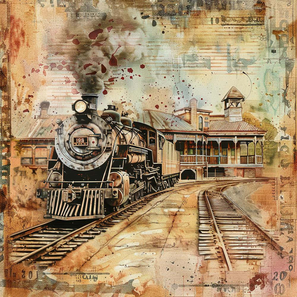 Vintage Steam Train 11