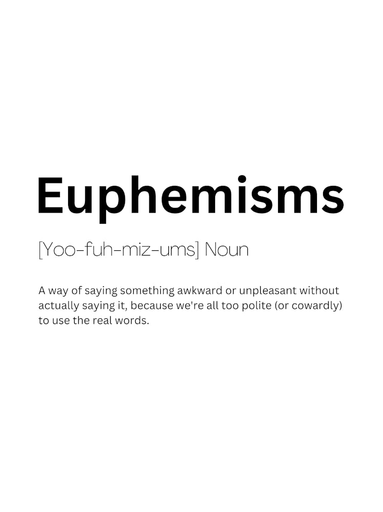 Euphemisms Definition Meaning 1