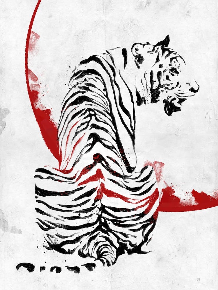 Weiß-Roter Tiger