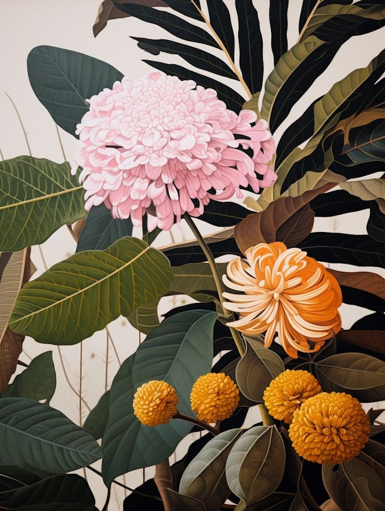 Illustration Florale Bergamot 3