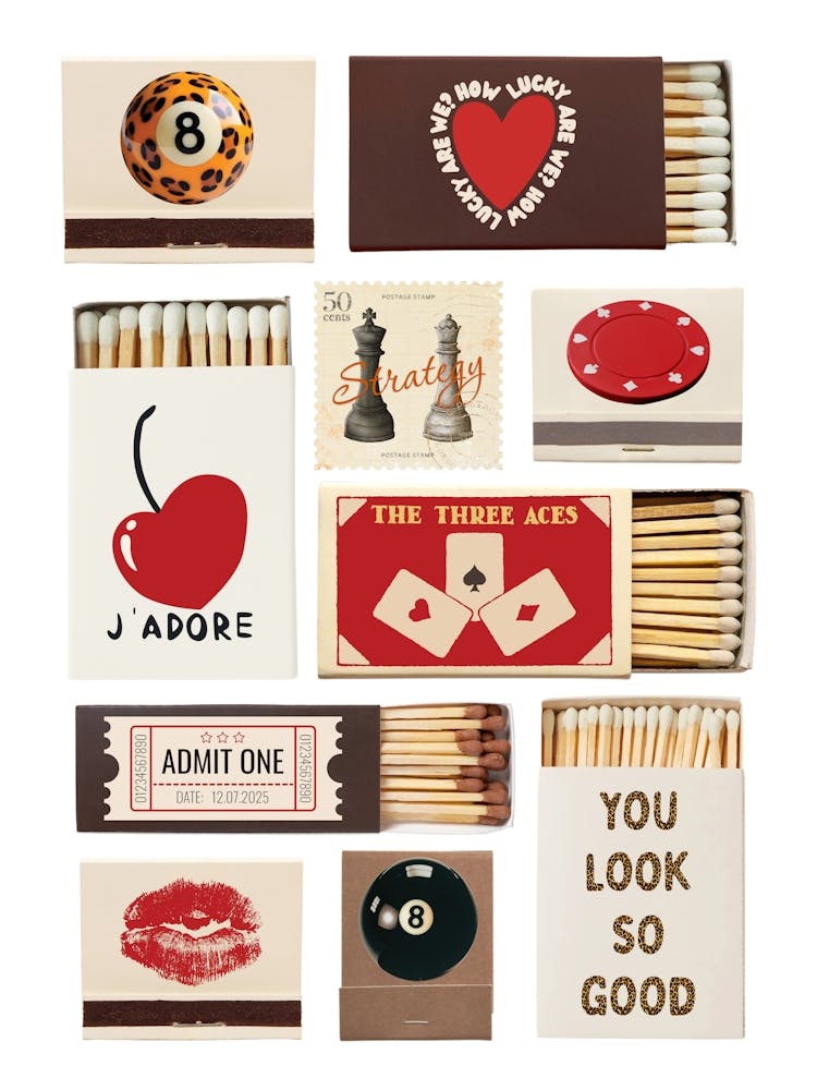 Vintage Matchboxes Poster