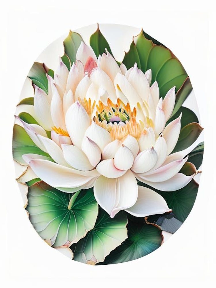 White Lotus Decoupage 2