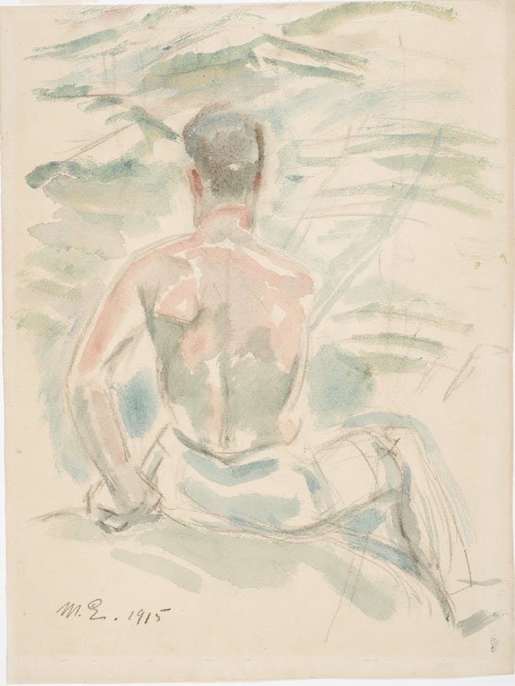 Angler, 1915 By Magnus Enckell