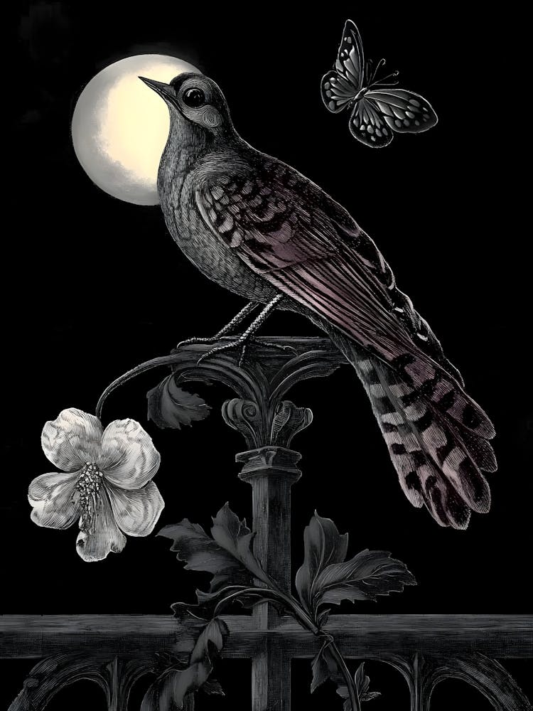 Dark Gothic Pheasant