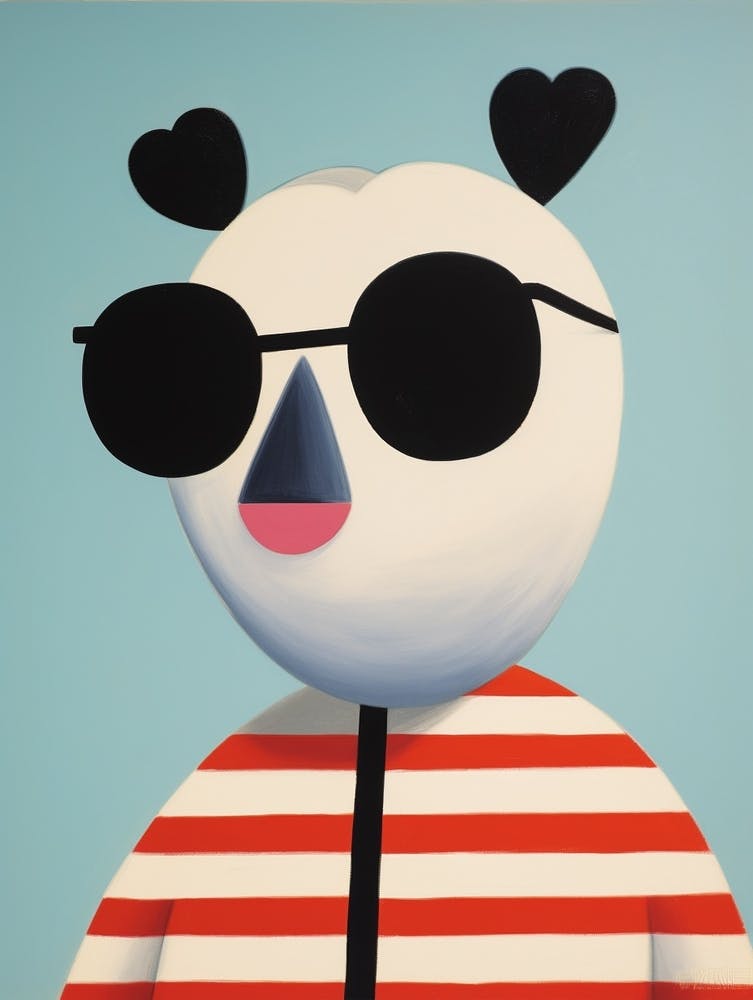 Little Panda 2 Wearing Sunglasses