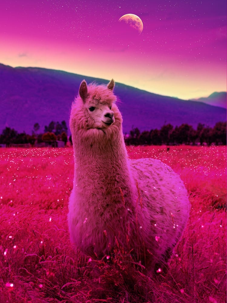 Llama Psicodélica