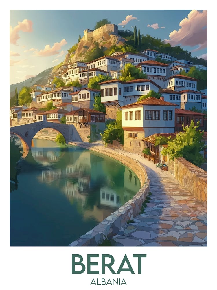 Affiche de voyage Berat